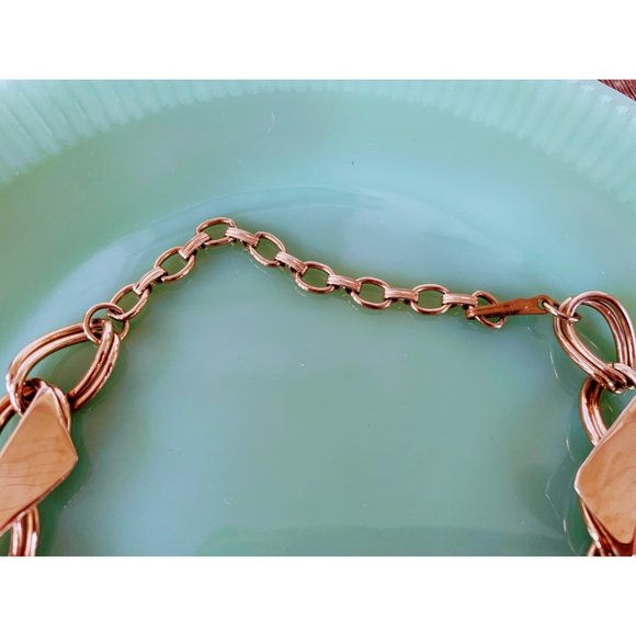 Vintage Chunky 1980s Chain Collar Necklace - Picture 9 of 9